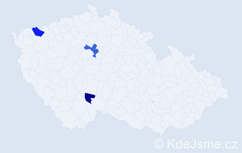 Příjmení: 'Karkuš', počet výskytů 4 v celé ČR