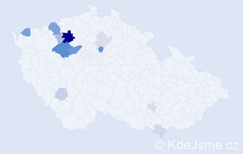 Příjmení: 'Vurbs', počet výskytů 42 v celé ČR