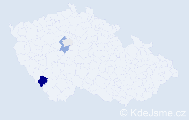 Příjmení: 'Frydlewicz', počet výskytů 8 v celé ČR