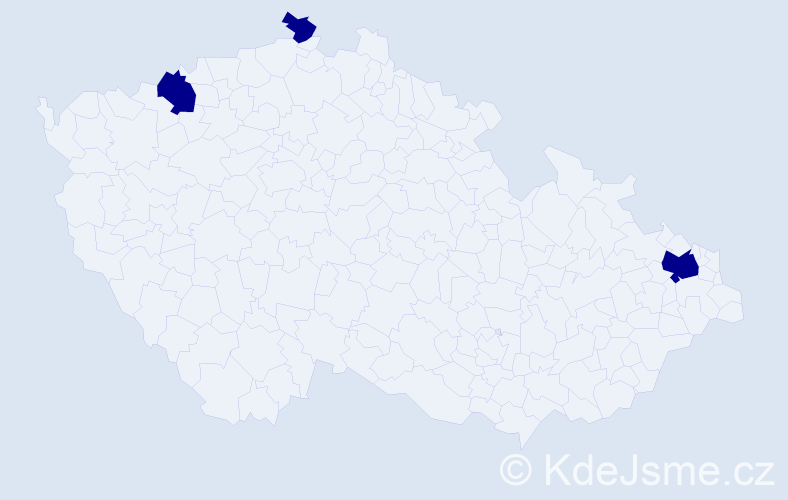 Příjmení: 'Schaffrath', počet výskytů 3 v celé ČR