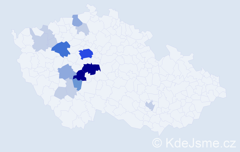 Příjmení: 'Drazdík', počet výskytů 50 v celé ČR