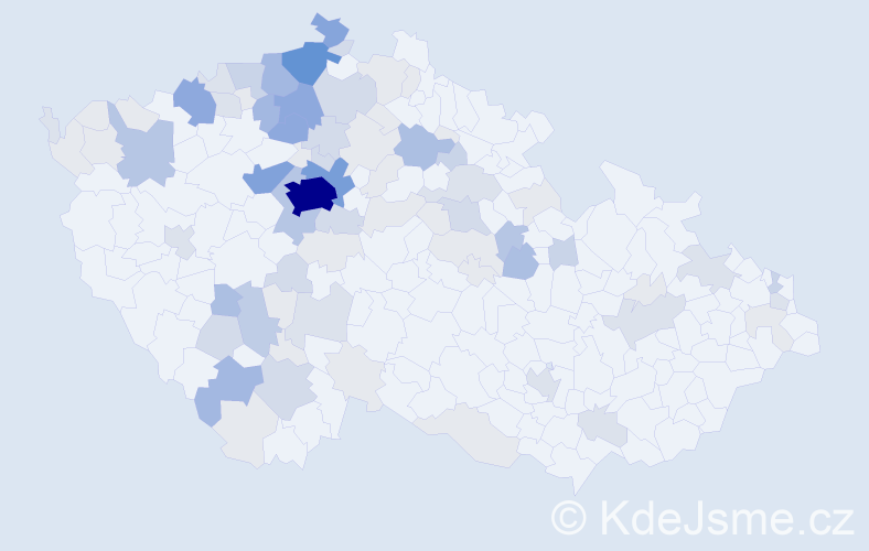 Příjmení: 'Barcalová', počet výskytů 299 v celé ČR