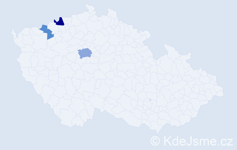 Příjmení: 'Andras', počet výskytů 10 v celé ČR
