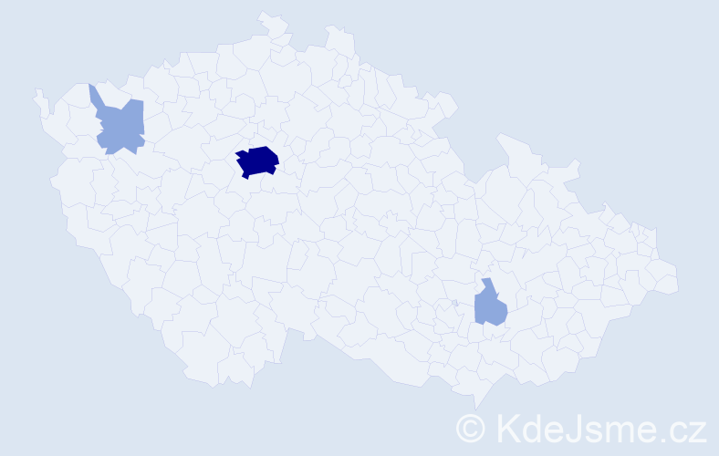 Příjmení: 'Krupnov', počet výskytů 8 v celé ČR
