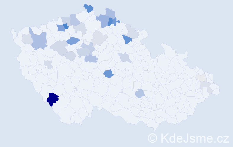 Příjmení: 'Appelt', počet výskytů 80 v celé ČR