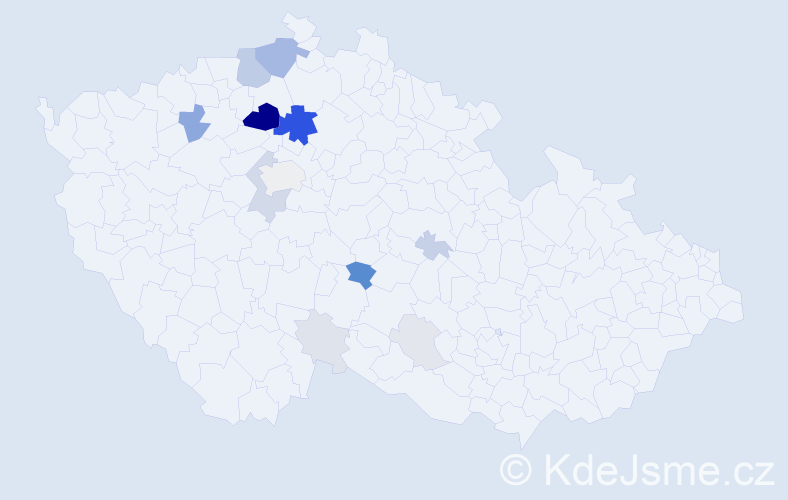 Příjmení: 'Dyrynk', počet výskytů 58 v celé ČR