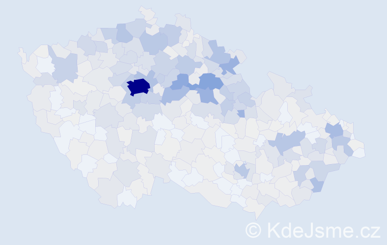 Příjmení: 'Řehák', počet výskytů 3086 v celé ČR