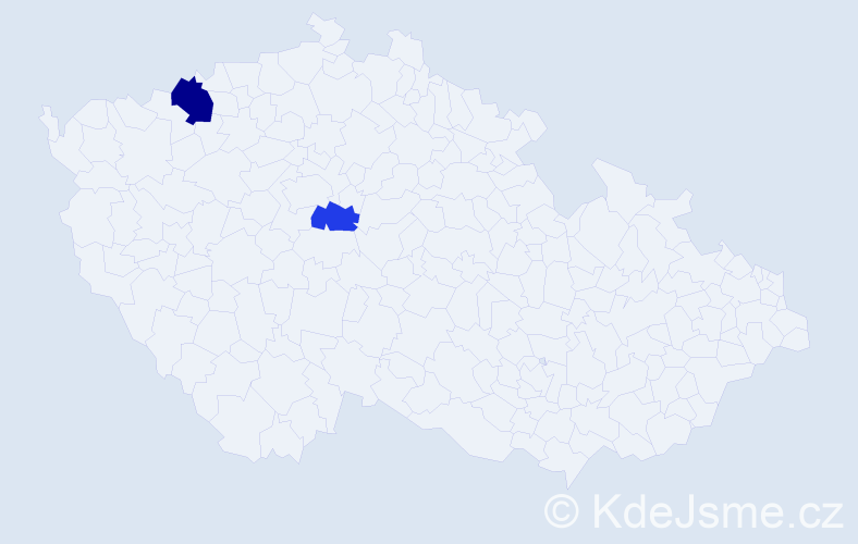 Příjmení: 'Dzuriaková', počet výskytů 3 v celé ČR