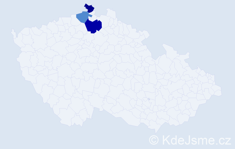 Příjmení: 'Hejgrlík', počet výskytů 4 v celé ČR