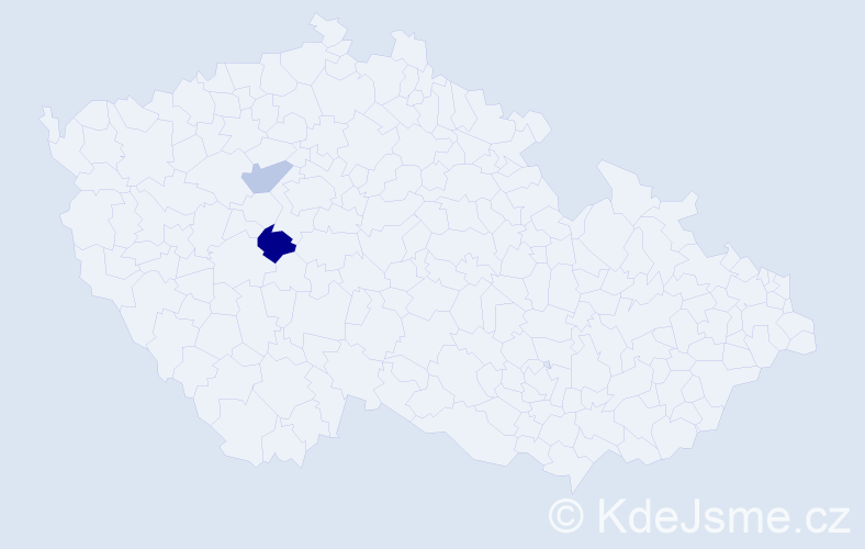 Příjmení: 'Kašperský', počet výskytů 3 v celé ČR