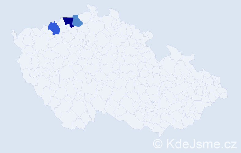 Příjmení: 'Böcker', počet výskytů 4 v celé ČR