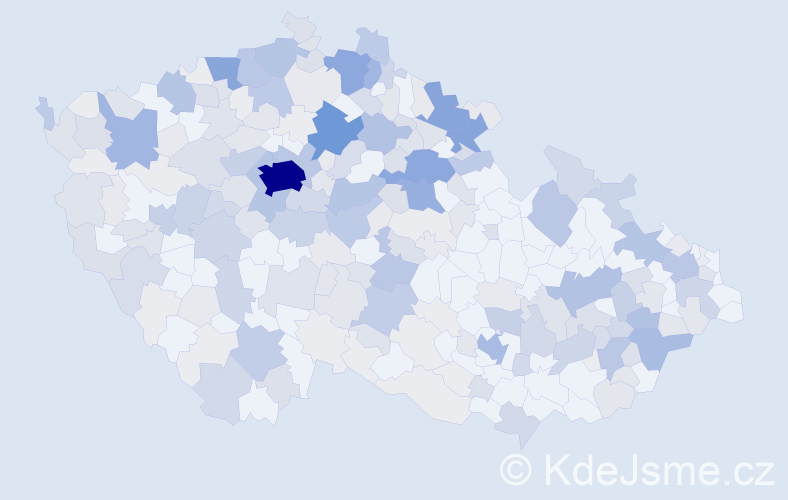Příjmení: 'Rudolf', počet výskytů 1079 v celé ČR
