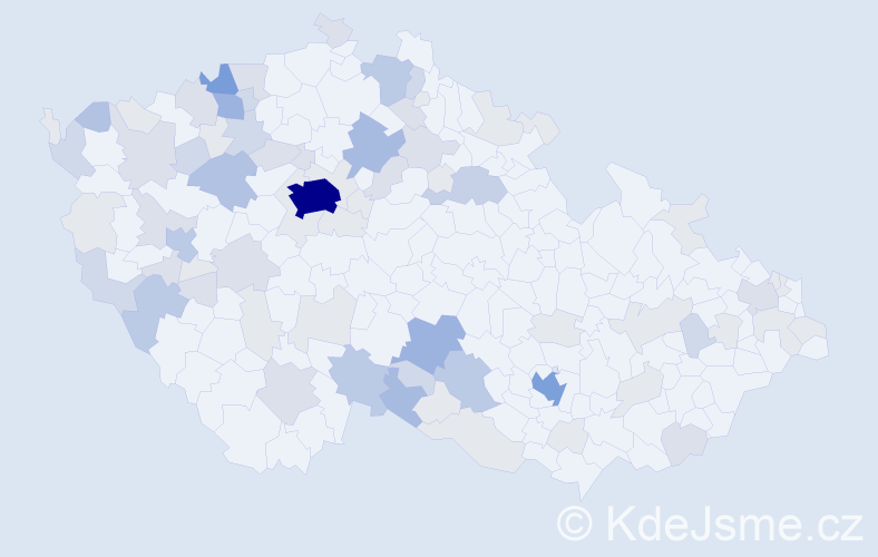 Příjmení: 'Brunner', počet výskytů 228 v celé ČR