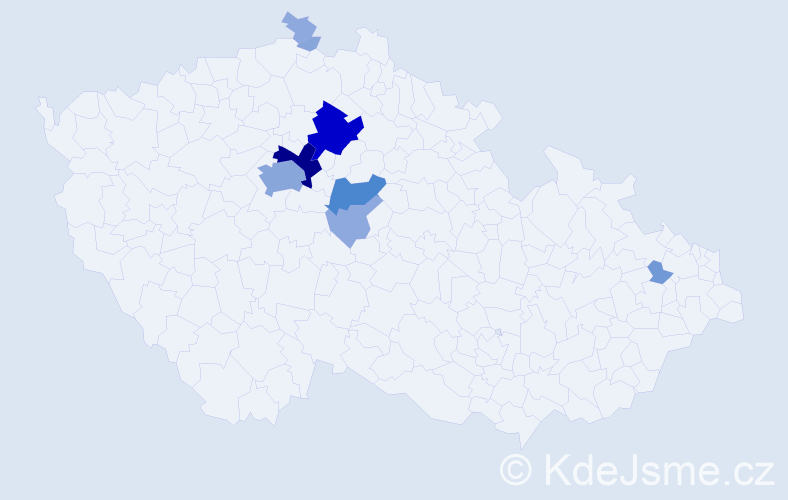 Příjmení: 'Abíková', počet výskytů 30 v celé ČR