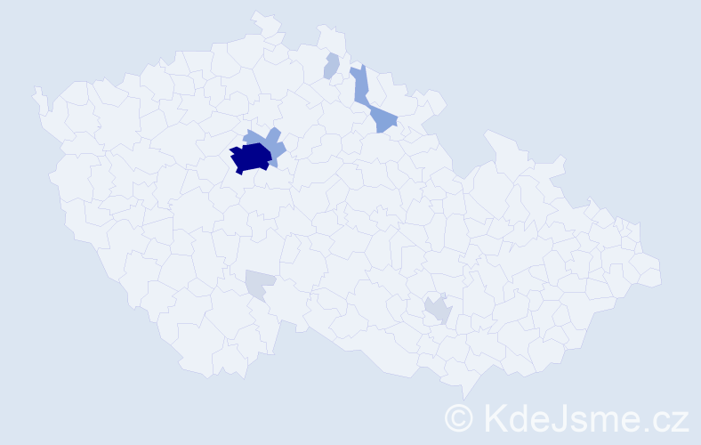 Příjmení: 'Kuk', počet výskytů 31 v celé ČR