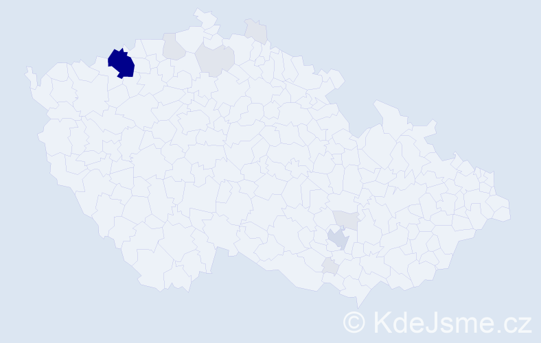 Příjmení: 'Malcovský', počet výskytů 40 v celé ČR