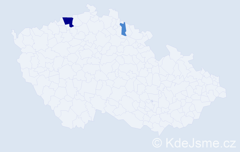 Příjmení: 'Riskov', počet výskytů 4 v celé ČR
