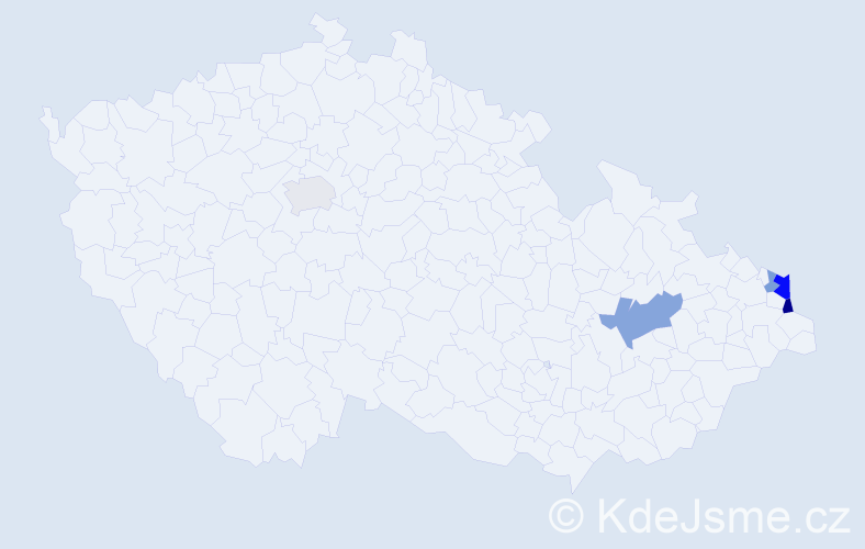 Příjmení: 'Sirek', počet výskytů 10 v celé ČR