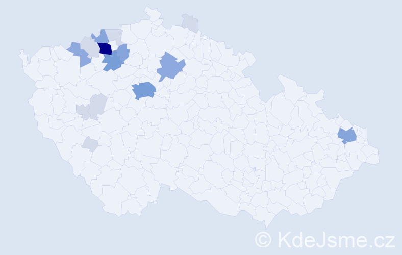 Příjmení: 'Scheithauerová', počet výskytů 51 v celé ČR
