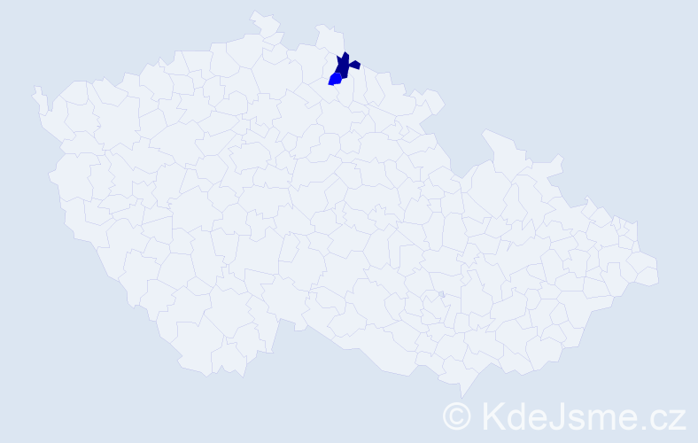 Příjmení: 'Brjanyková', počet výskytů 3 v celé ČR