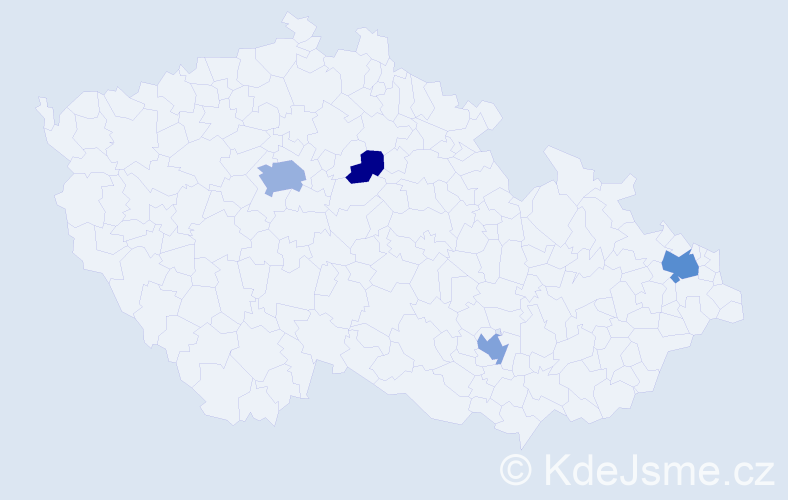 Příjmení: 'Sawa', počet výskytů 10 v celé ČR