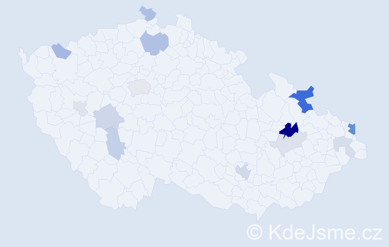 Příjmení: 'Michailidisová', počet výskytů 31 v celé ČR