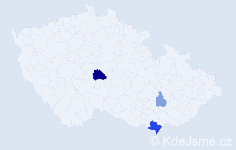 Příjmení: 'Cerková', počet výskytů 6 v celé ČR
