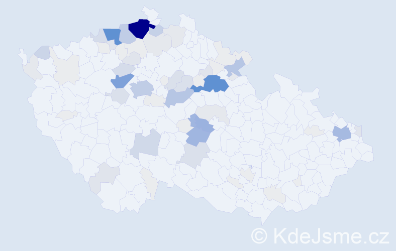 Příjmení: 'Dzurko', počet výskytů 369 v celé ČR