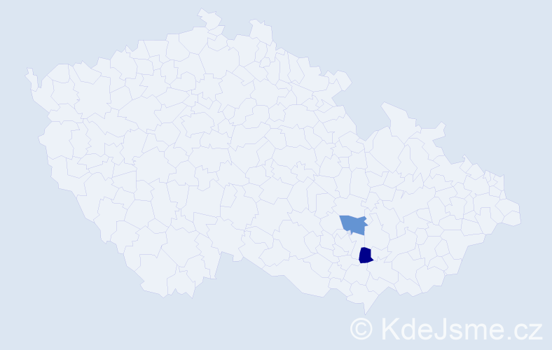 Příjmení: 'Meeks', počet výskytů 2 v celé ČR