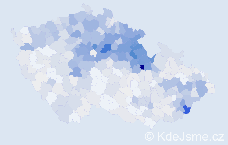 Příjmení: 'Řeháková', počet výskytů 3251 v celé ČR