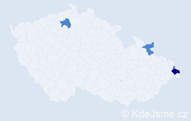 Příjmení: 'Cinkrautová', počet výskytů 6 v celé ČR