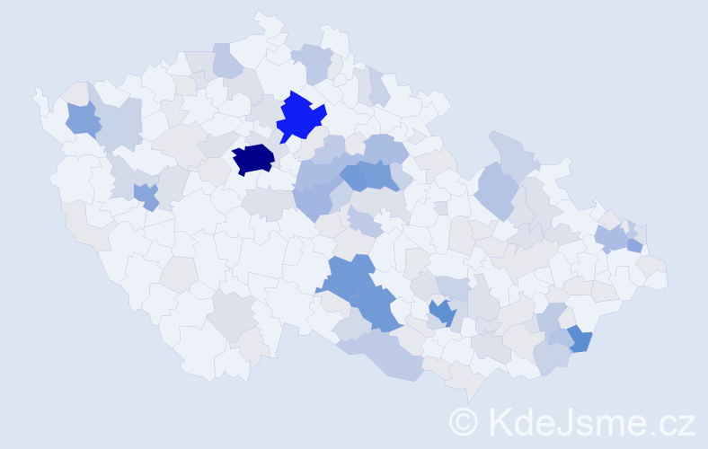 Příjmení: 'Míčová', počet výskytů 412 v celé ČR