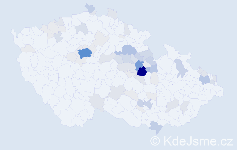 Příjmení: 'Stráník', počet výskytů 243 v celé ČR