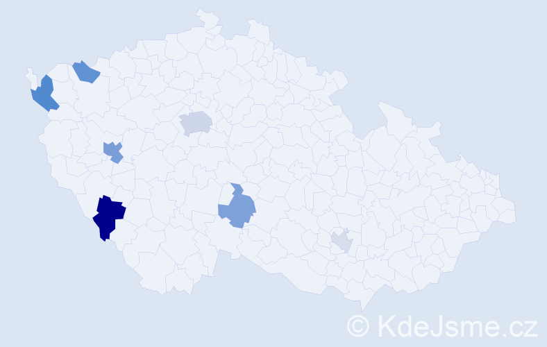 Příjmení: '"Do Xuan"', počet výskytů 14 v celé ČR