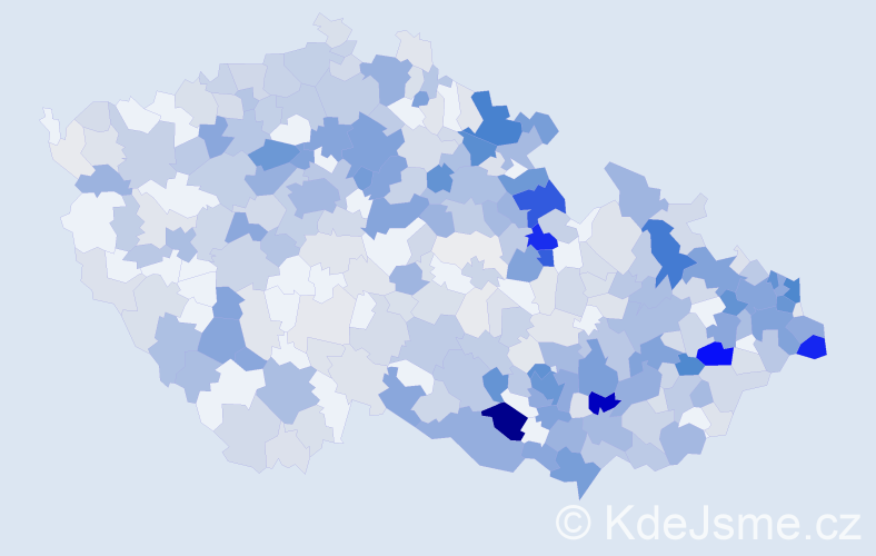 Příjmení: 'Hermanová', počet výskytů 1569 v celé ČR