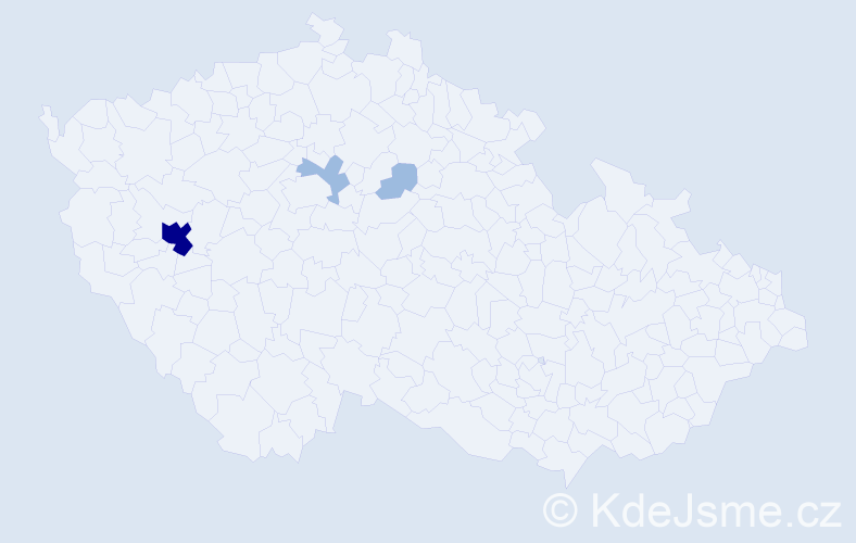 Příjmení: 'Demkovičová', počet výskytů 6 v celé ČR