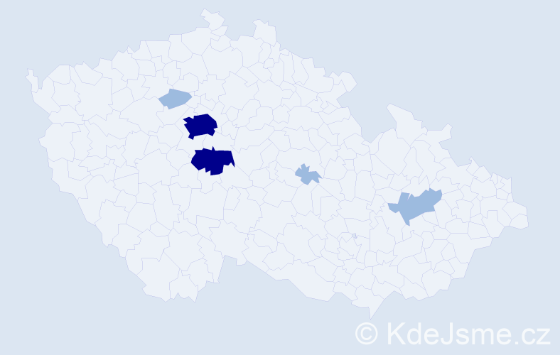Příjmení: 'Sternberg', počet výskytů 11 v celé ČR