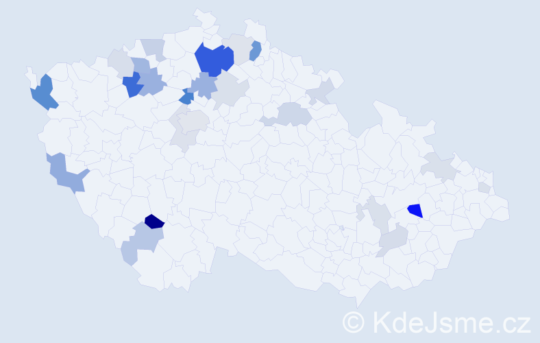 Příjmení: 'Astaloš', počet výskytů 65 v celé ČR