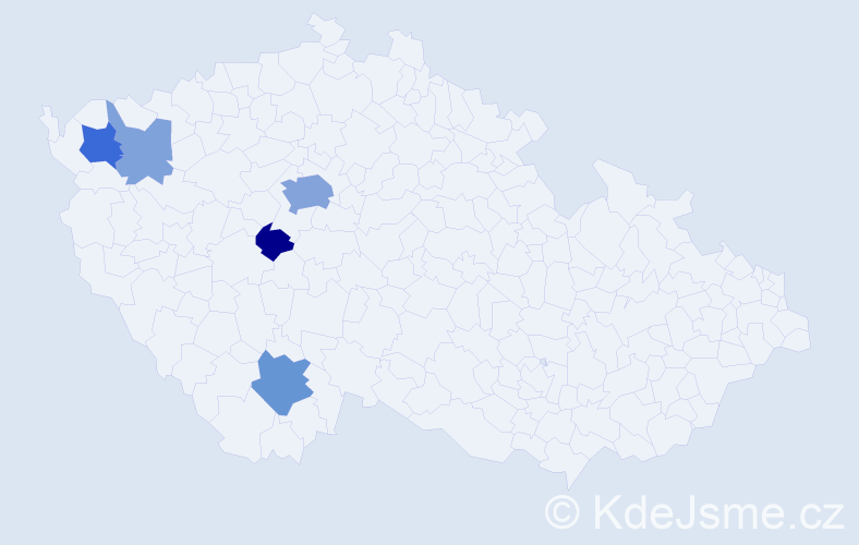 Příjmení: 'Görglová', počet výskytů 14 v celé ČR