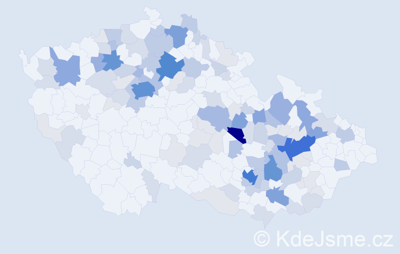 Příjmení: 'Hegrová', počet výskytů 410 v celé ČR