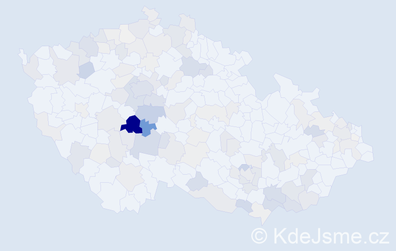 Příjmení: 'Pištěková', počet výskytů 372 v celé ČR