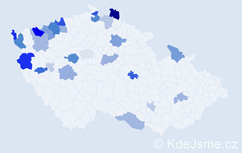 Příjmení: '"Dao Van"', počet výskytů 35 v celé ČR