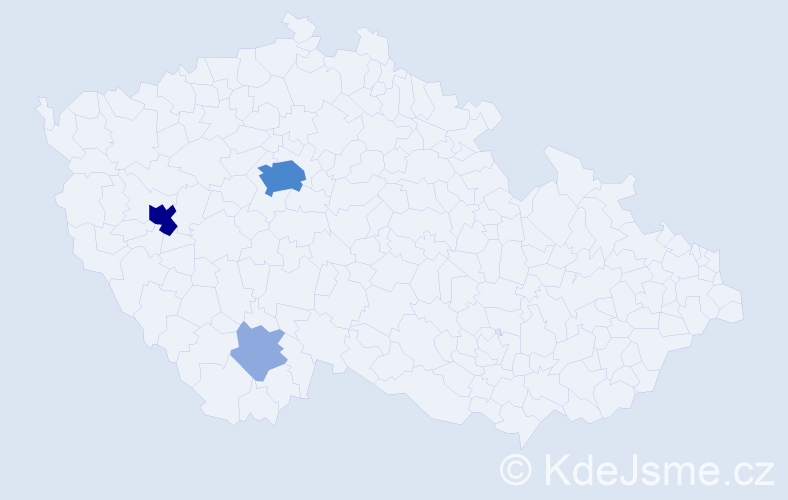 Příjmení: 'Goslerová', počet výskytů 8 v celé ČR