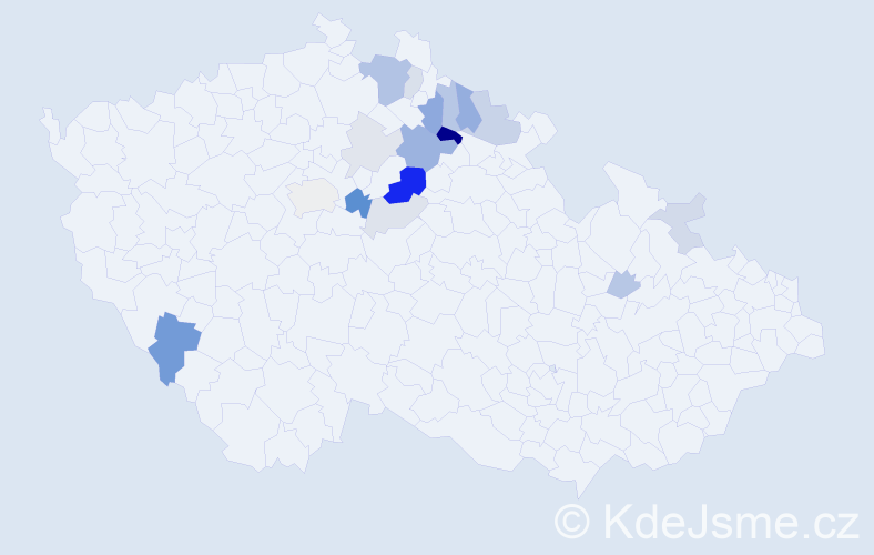 Příjmení: 'Landfeld', počet výskytů 41 v celé ČR
