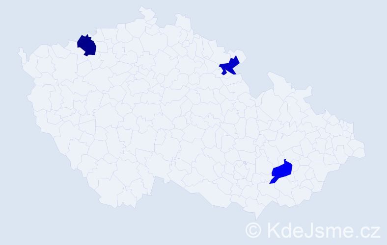 Příjmení: 'Vagala', počet výskytů 10 v celé ČR