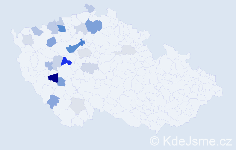 Příjmení: 'Braumová', počet výskytů 60 v celé ČR