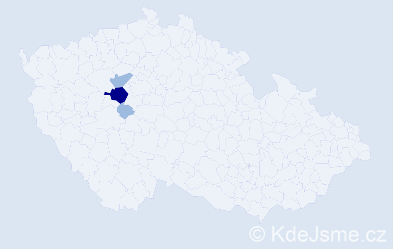 Příjmení: 'Raufer', počet výskytů 6 v celé ČR