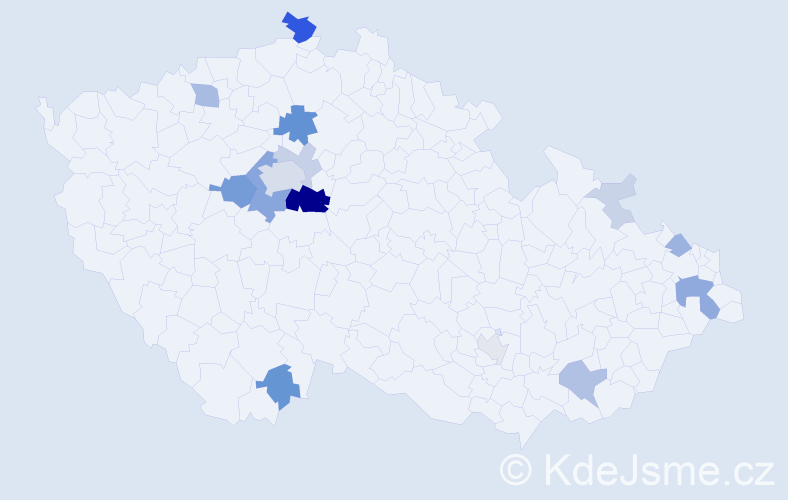 Příjmení: 'Alfery', počet výskytů 68 v celé ČR