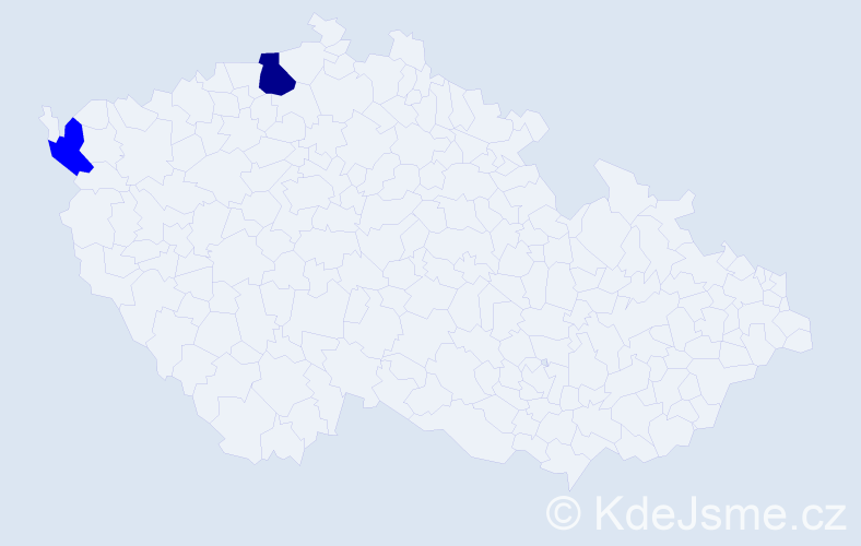 Příjmení: 'Spitel', počet výskytů 10 v celé ČR
