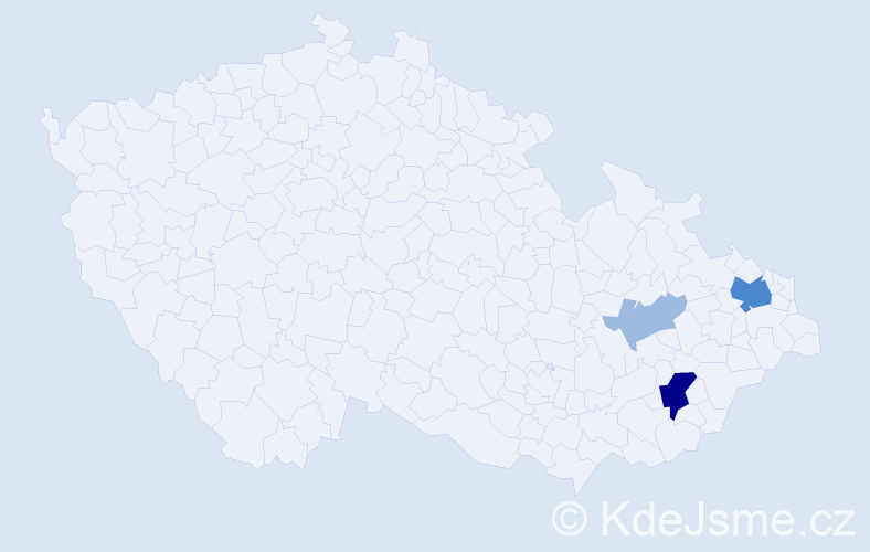 Příjmení: 'Baumbach', počet výskytů 7 v celé ČR